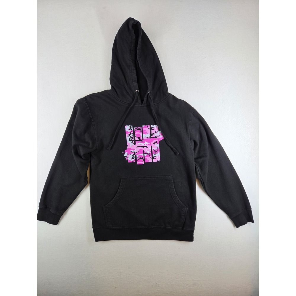 Anti Social Social Club x Undefeated Pink Camo Hoodie Black Size Small ASSC